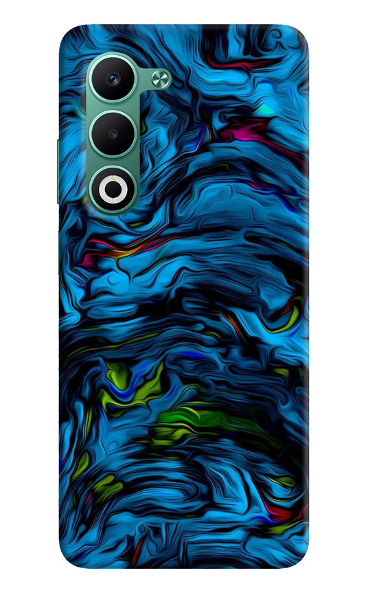Dark Blue Abstract Oppo A5 5G Hard Case Back Cover by Casekaro