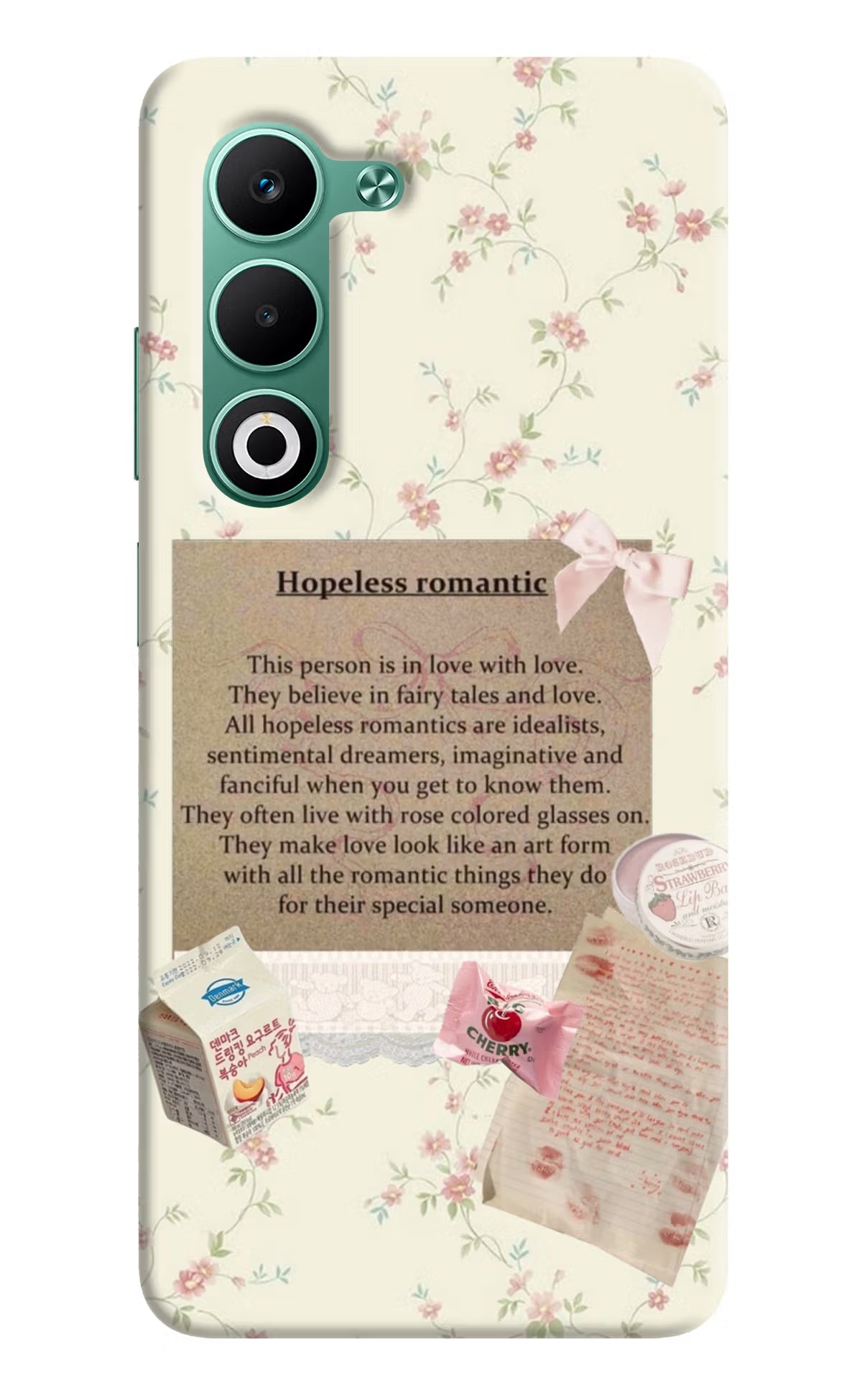 Hopeless Romantic Oppo A5 5G Hard Case Back Cover by Casekaro