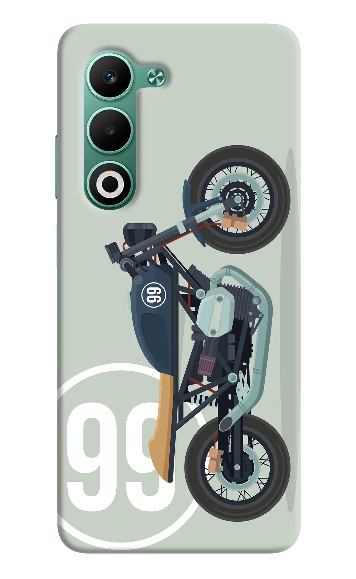 Classic Cafe Racer 99 Oppo A5 5G Hard Case Back Cover by Casekaro