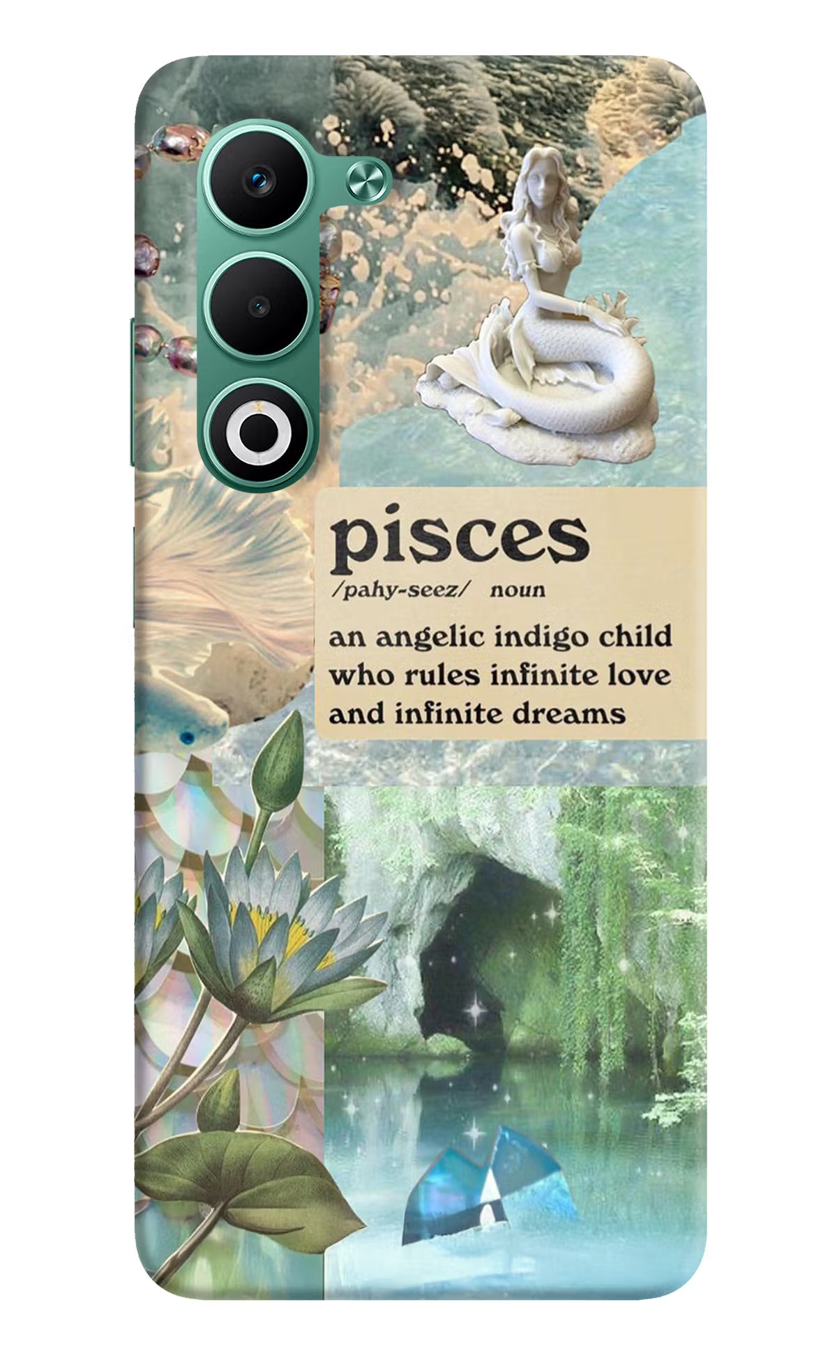 Pisces Zodiac Oppo A5 5G Hard Case Back Cover by Casekaro