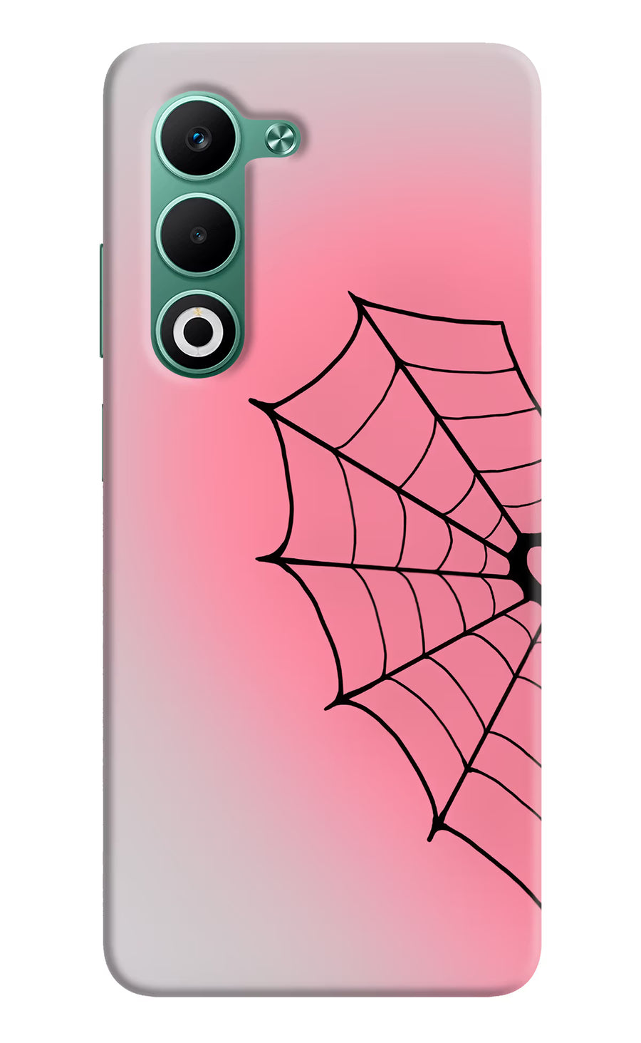 Pink Web Oppo A5 5G Back Cover, Hard case