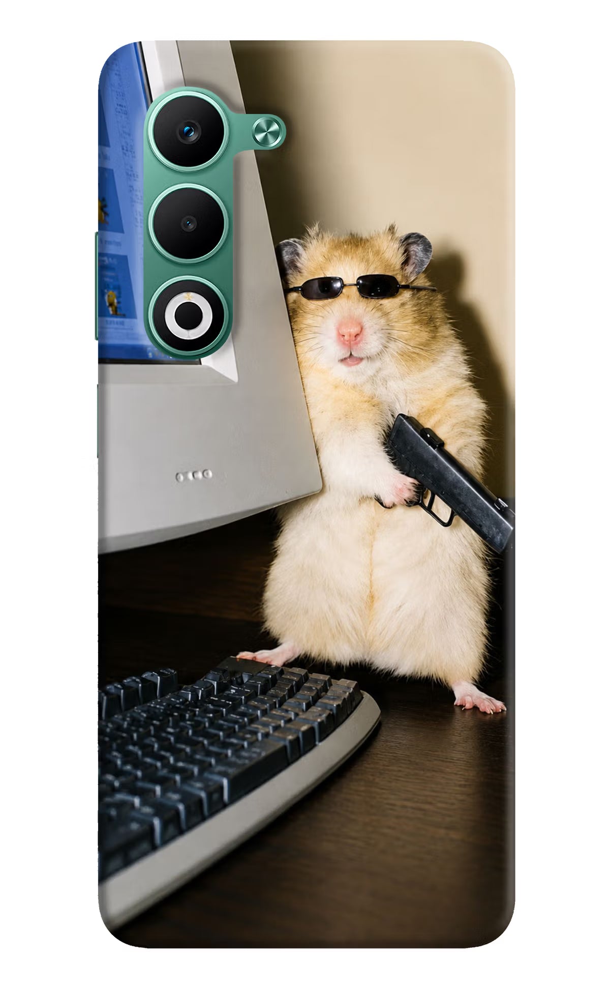 Hacker Hamster Oppo A5 5G Back Cover