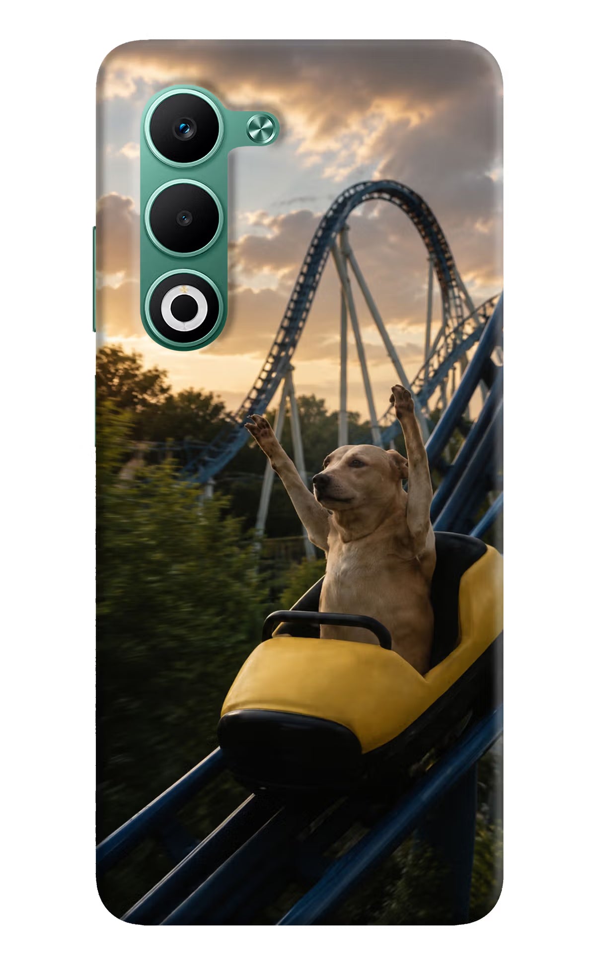 Rollercoaster Dog Oppo A5 5G Back Cover