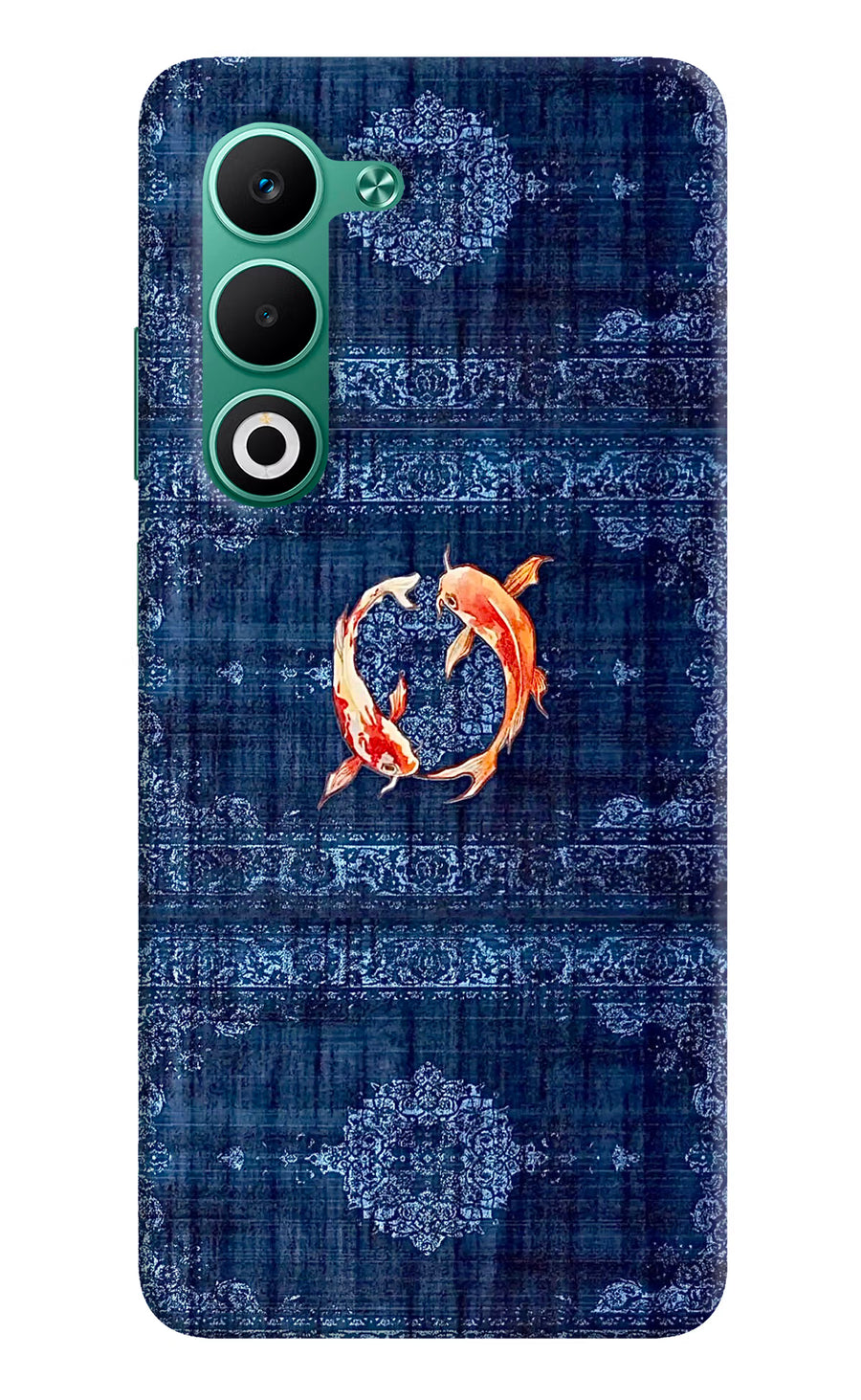 Koi Blue Oppo A5 5G Back Cover, Hard case
