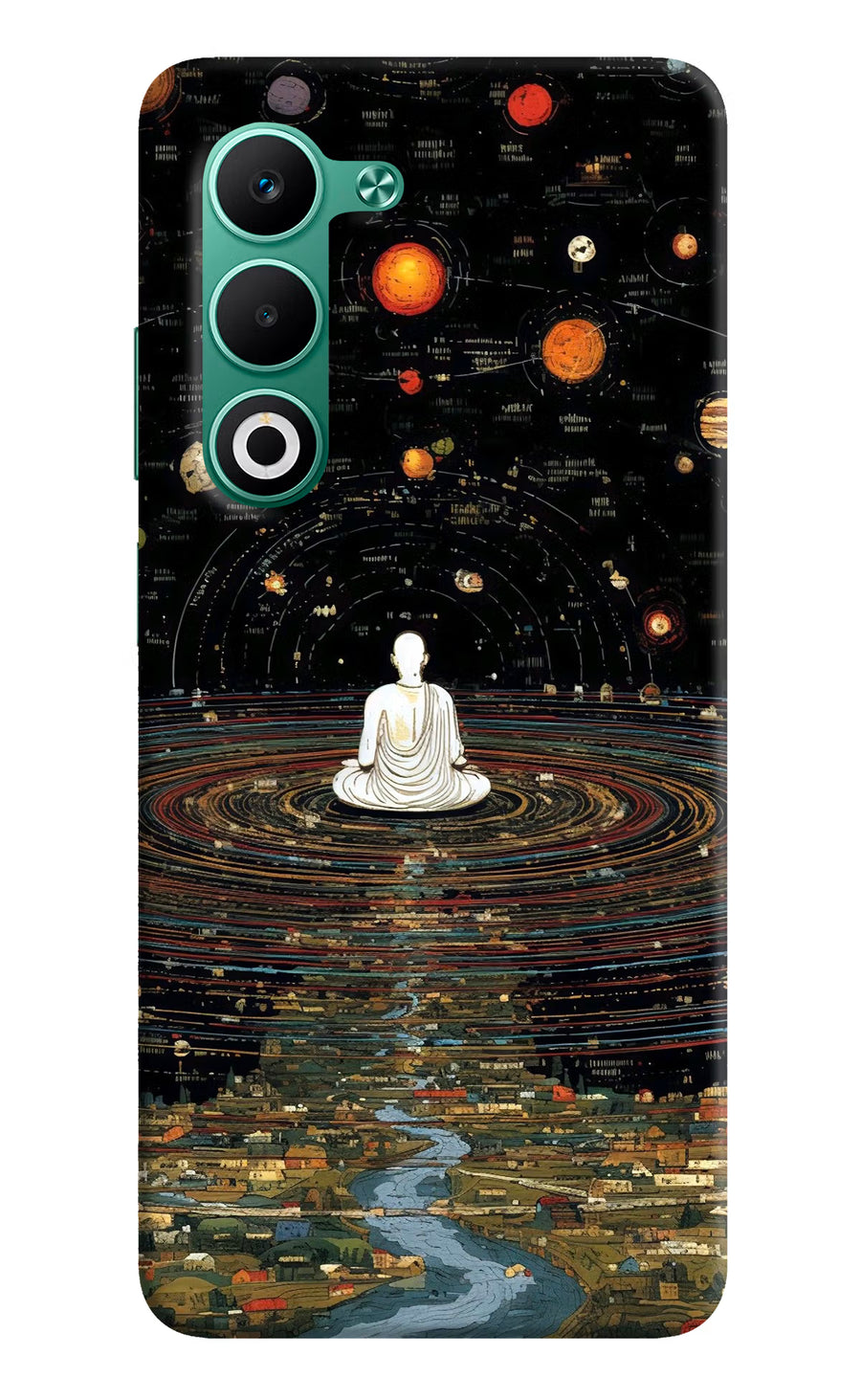 Space Monk Oppo A5 5G Back Cover, Hard case