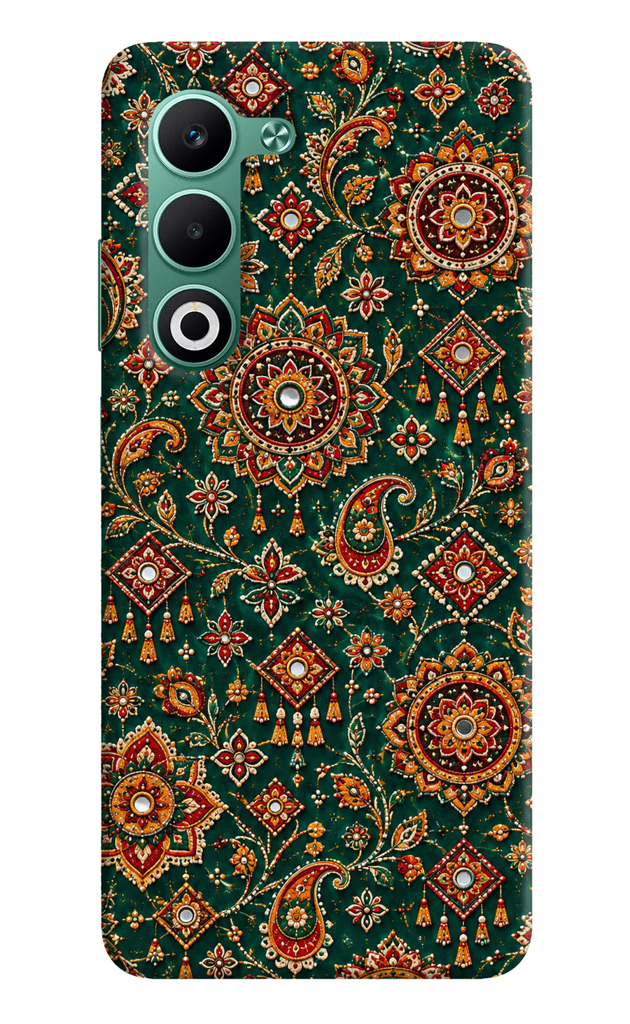 Green Pataka Oppo A5 5G Back Cover, Hard case