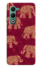 Maroon Elephant Oppo A5 5G Hard Case Back Cover by Casekaro