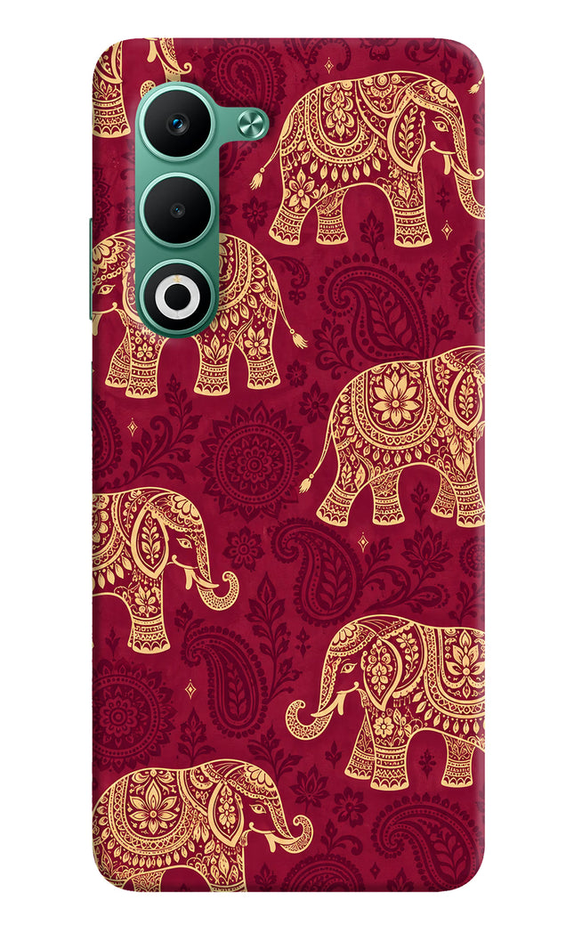 Maroon Elephant Oppo A5 5G Hard Case Back Cover by Casekaro