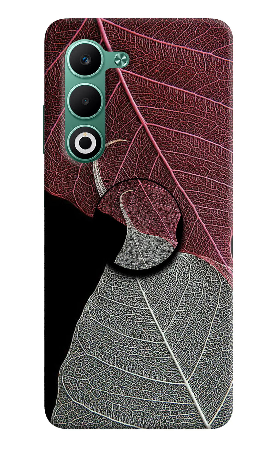 Leaf Pattern Oppo A5 5G Pop Case, Hard case
