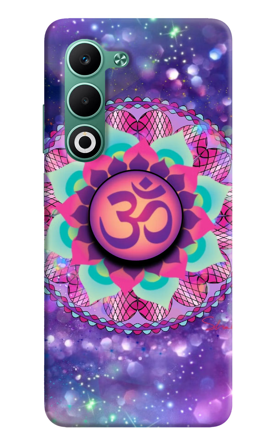 Om Purple Oppo A5 5G Pop Case, Hard case