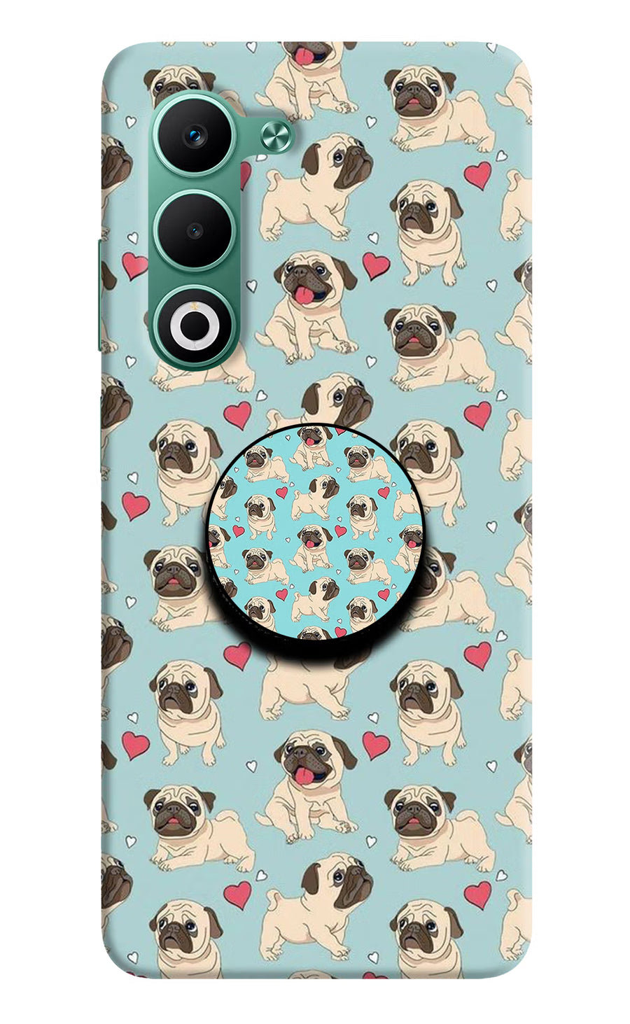 Pug Dog Oppo A5 5G Pop Case, Hard case