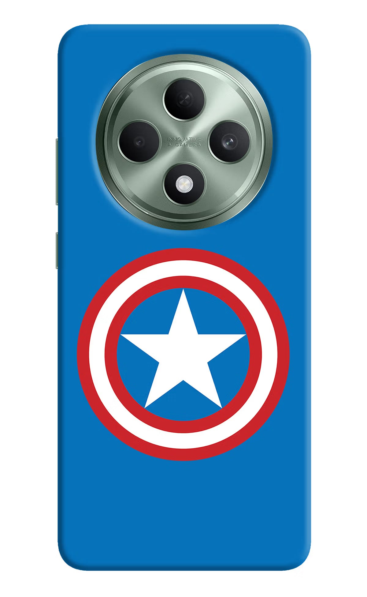 Captain America Logo Oppo F27 5G Hard Case Back Cover by Casekaro