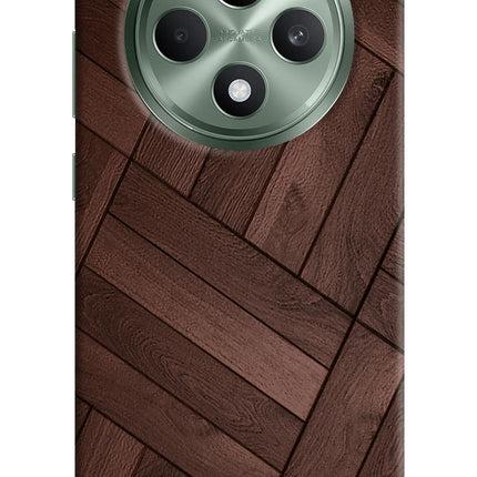 Wooden Texture Design Oppo F27 5G Hard Case Back Cover by Casekaro