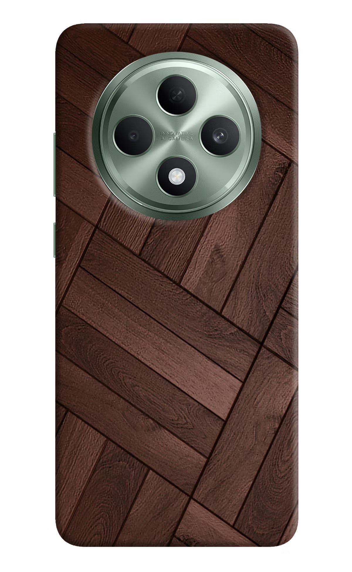 Wooden Texture Design Oppo F27 5G Hard Case Back Cover by Casekaro