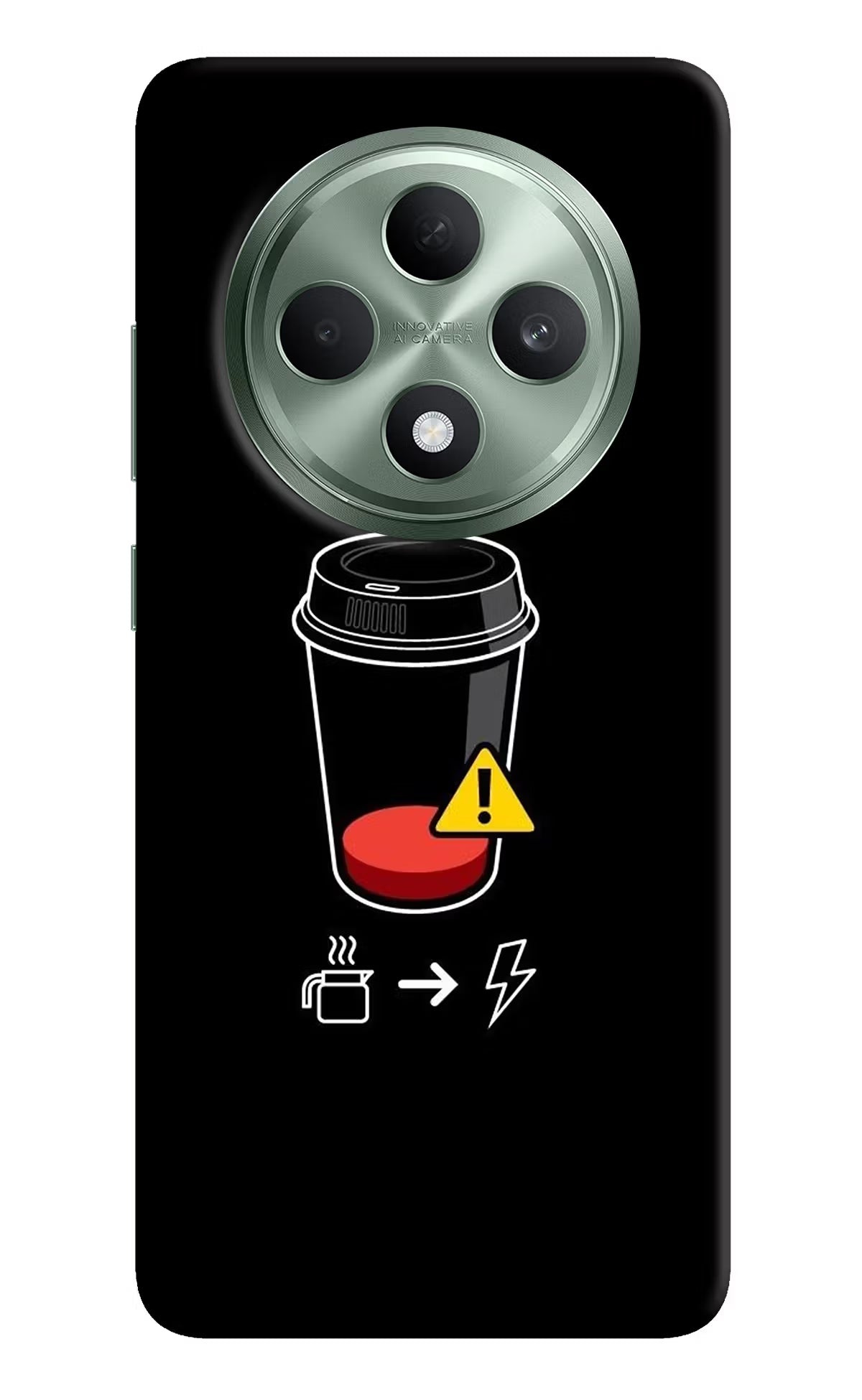 Coffee Oppo F27 5G Hard Case Back Cover by Casekaro