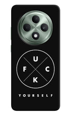 Go Fuck Yourself Oppo F27 5G Hard Case Back Cover by Casekaro