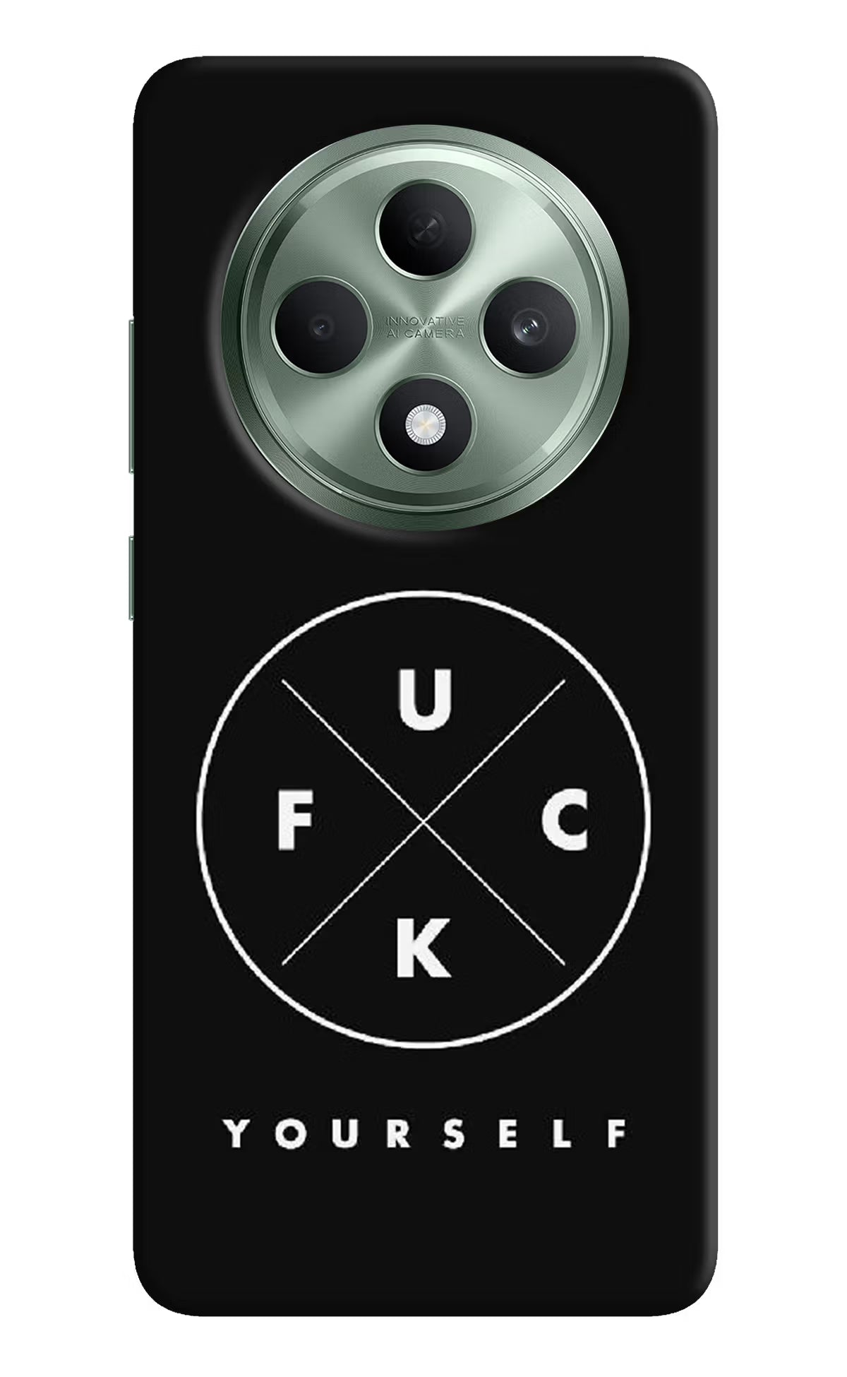 Go Fuck Yourself Oppo F27 5G Hard Case Back Cover by Casekaro