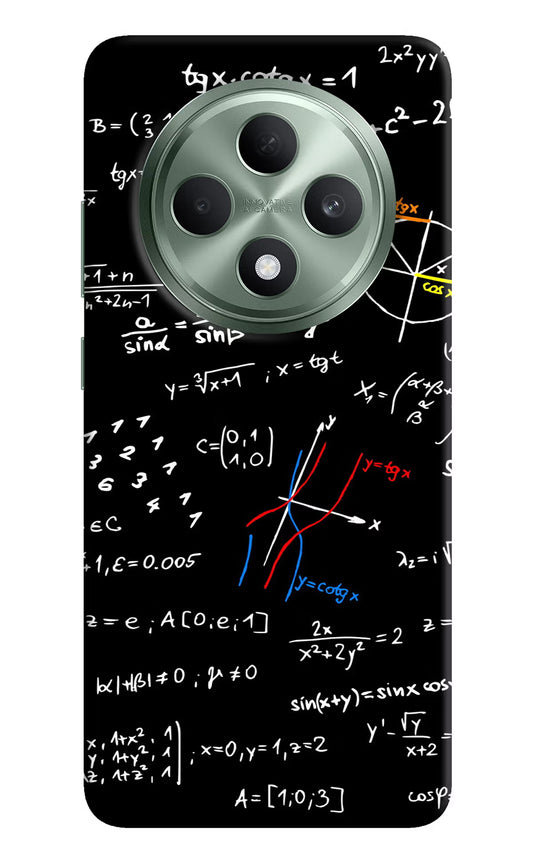 Mathematics Formula Oppo F27 5G Hard Case Back Cover by Casekaro