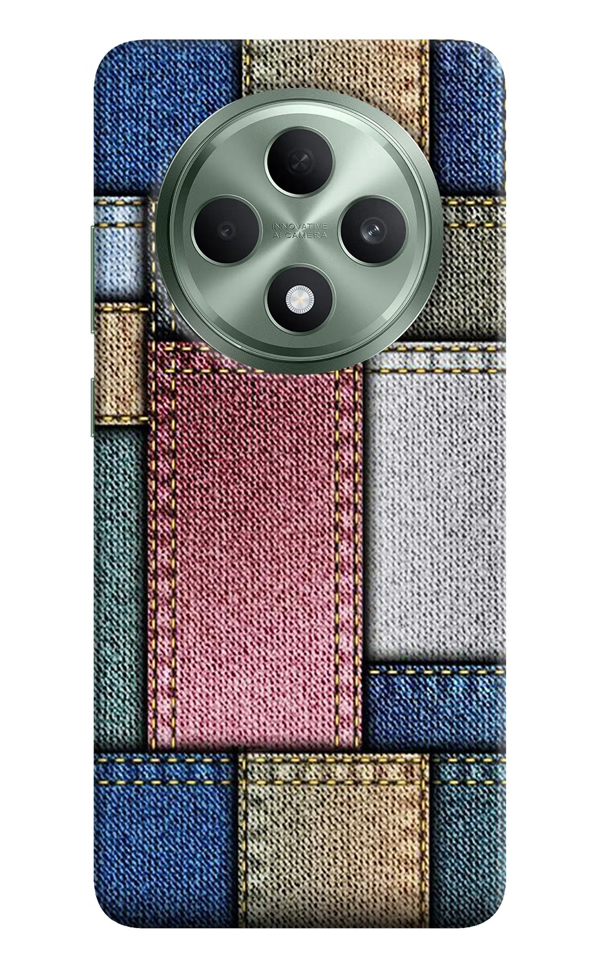 Multicolor Jeans Oppo F27 5G Hard Case Back Cover by Casekaro