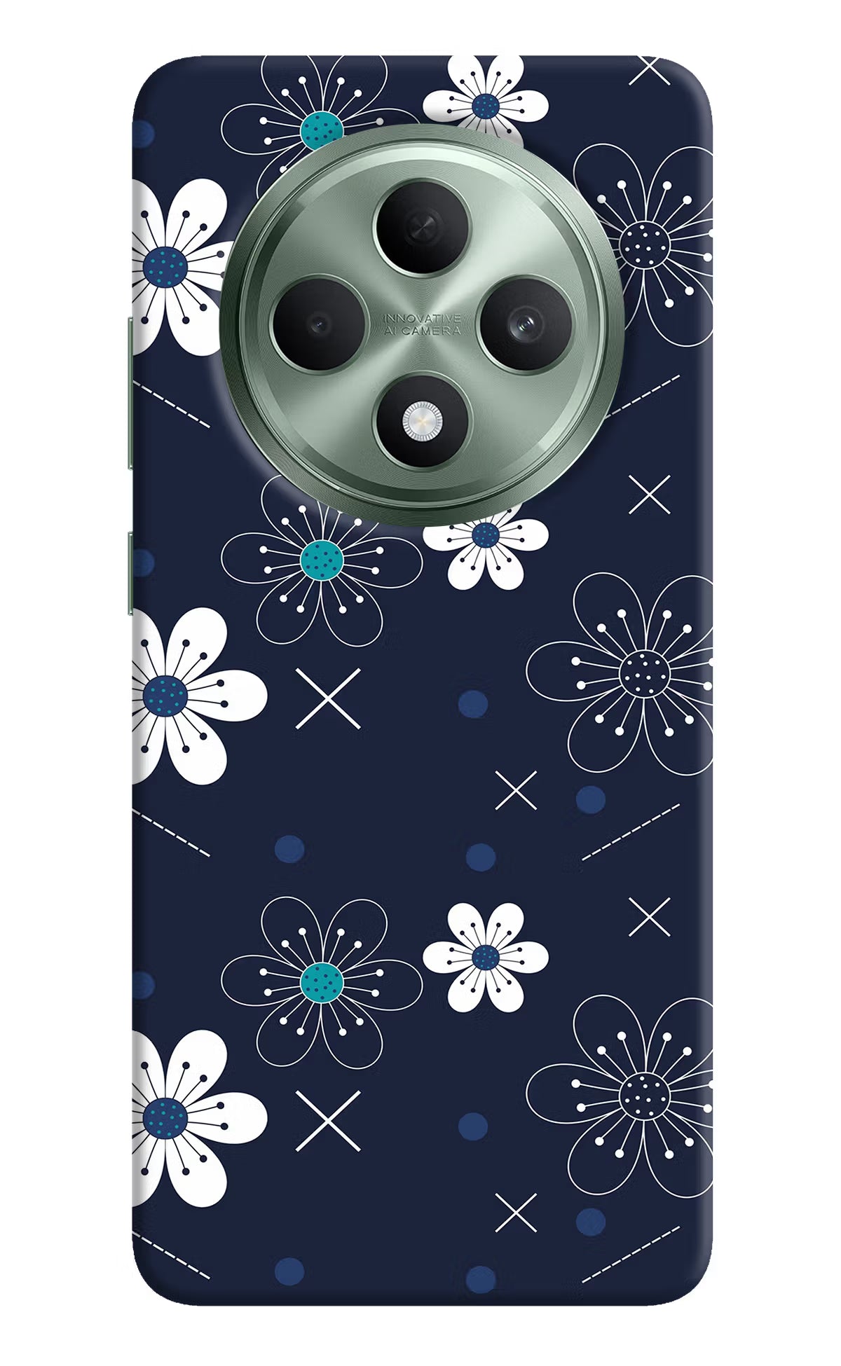 Flowers Oppo F27 5G Hard Case Back Cover by Casekaro