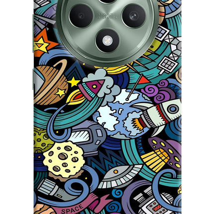 Space Abstract Oppo F27 5G Hard Case Back Cover by Casekaro