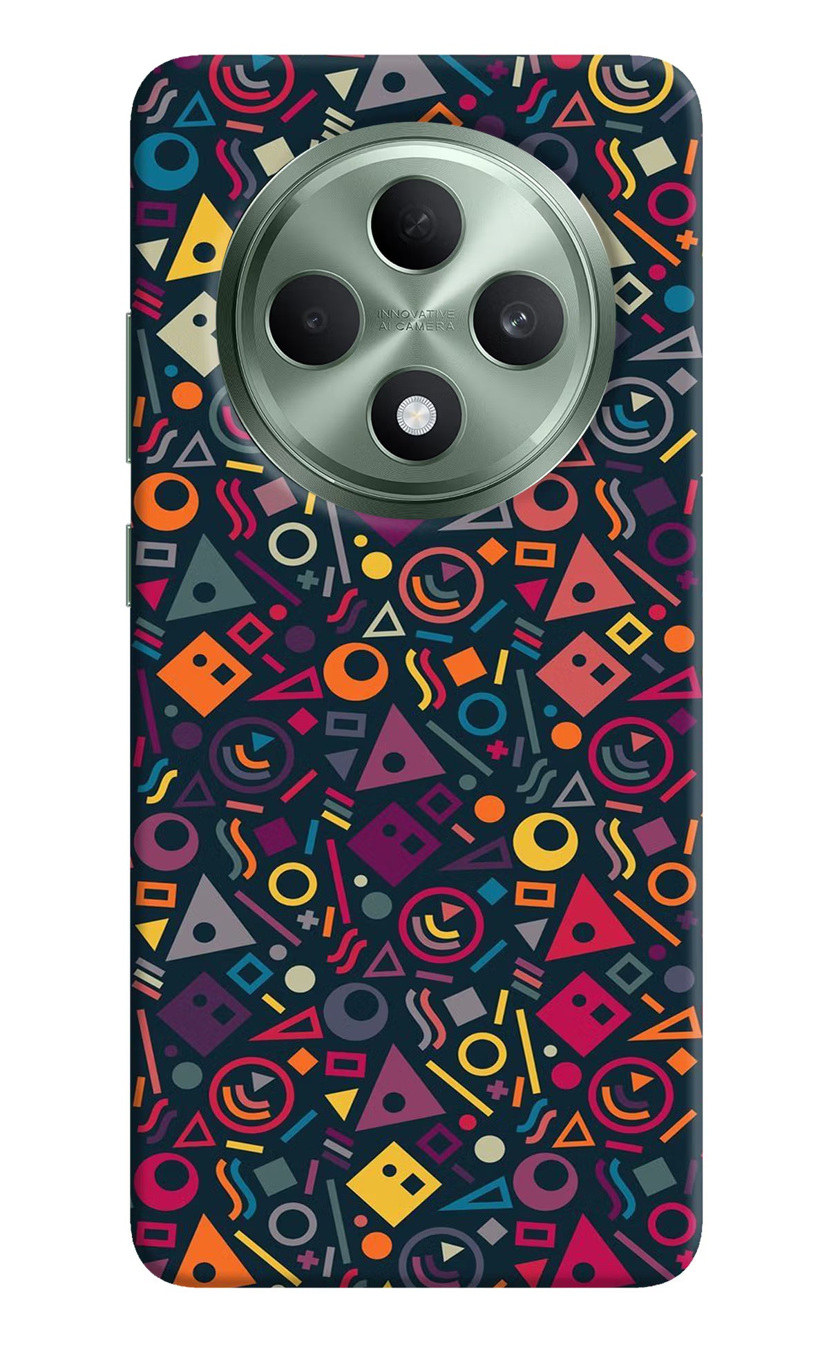 Geometric Abstract Oppo F27 5G Hard Case Back Cover by Casekaro