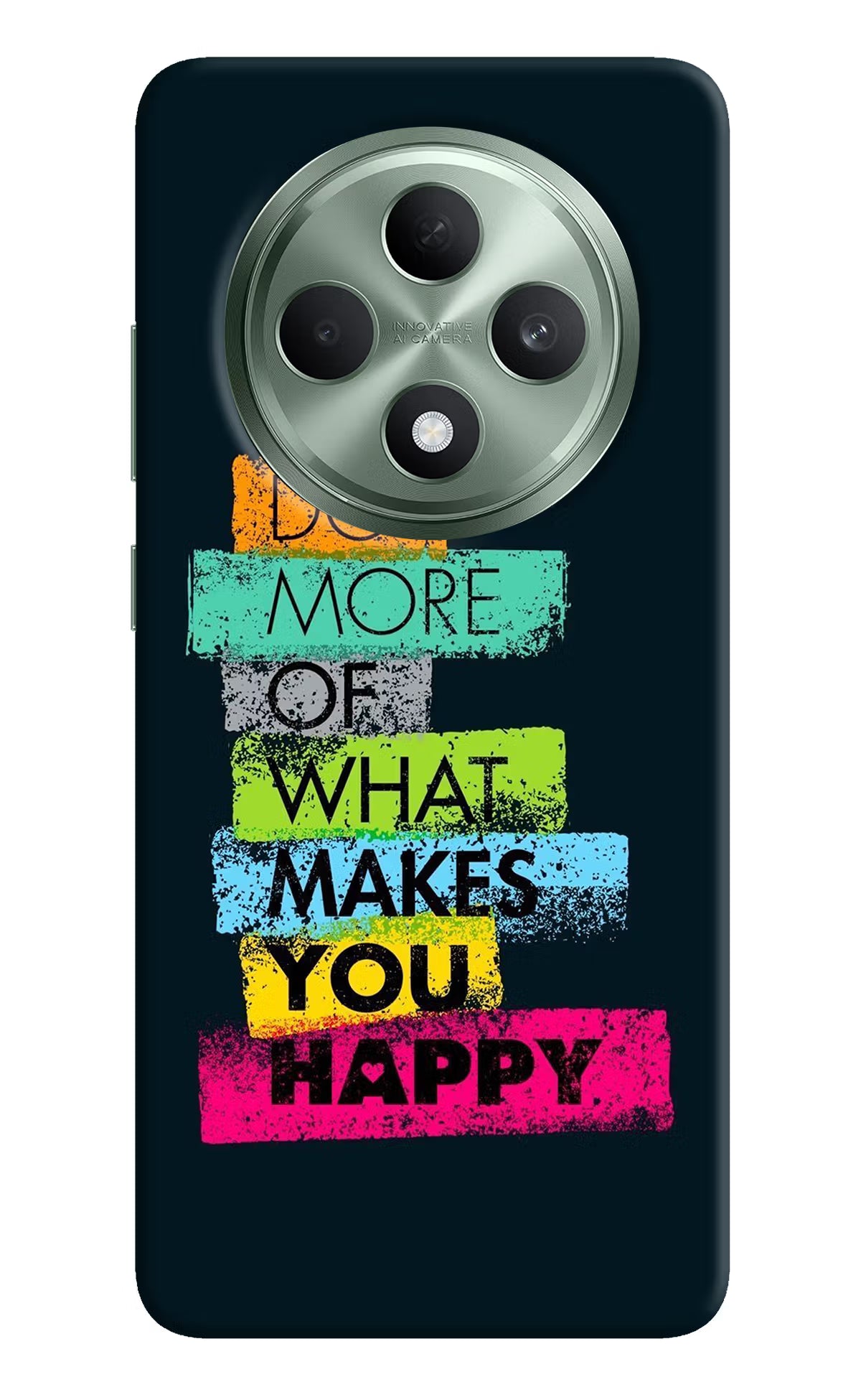Do More Of What Makes You Happy Oppo F27 5G Hard Case Back Cover by Casekaro