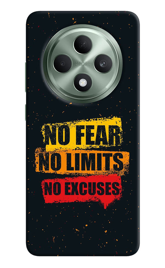 No Fear No Limits No Excuse Oppo F27 5G Hard Case Back Cover by Casekaro