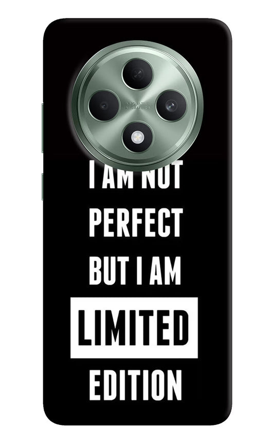 I Am Not Perfect But I Am Limited Edition Oppo F27 5G Hard Case Back Cover by Casekaro