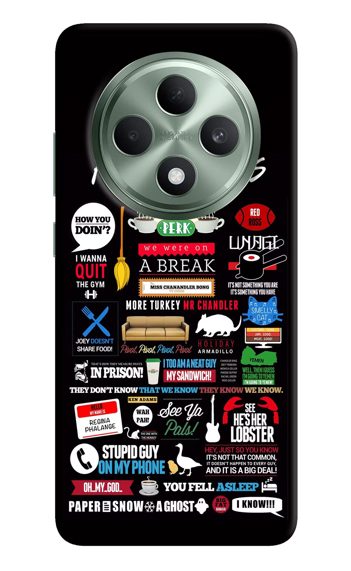 FRIENDS Oppo F27 5G Hard Case Back Cover by Casekaro