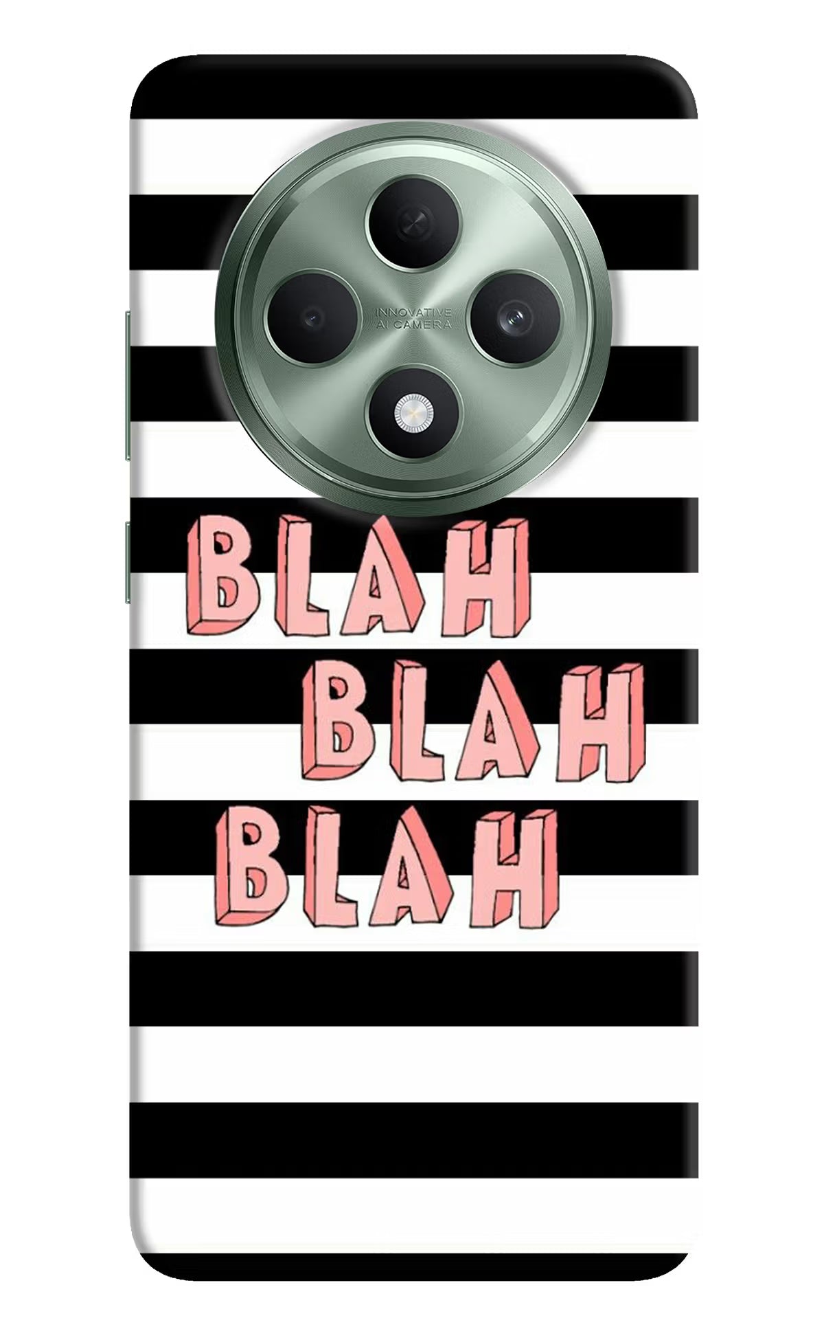 Blah Blah Blah Oppo F27 5G Hard Case Back Cover by Casekaro