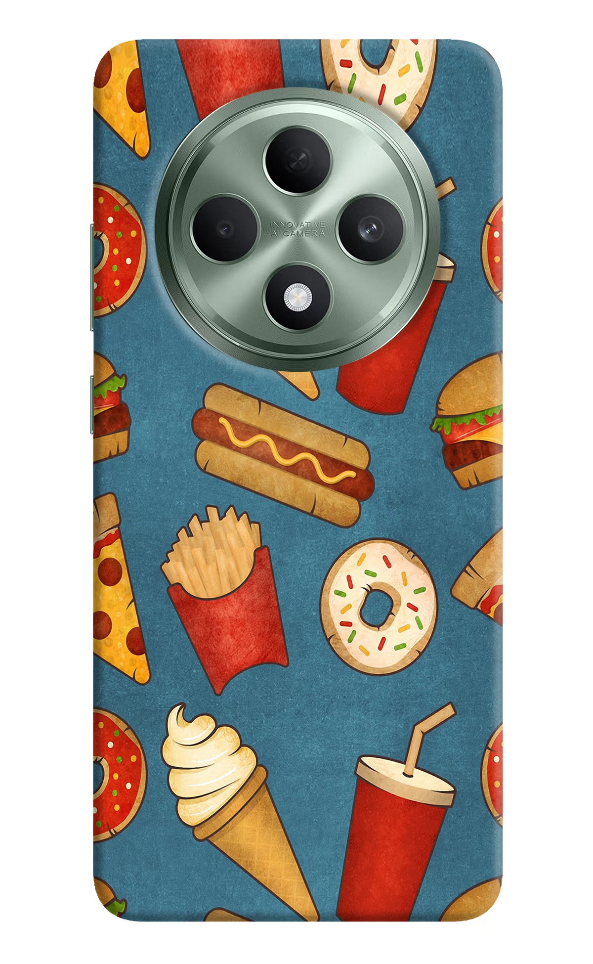 Foodie Oppo F27 5G Hard Case Back Cover by Casekaro