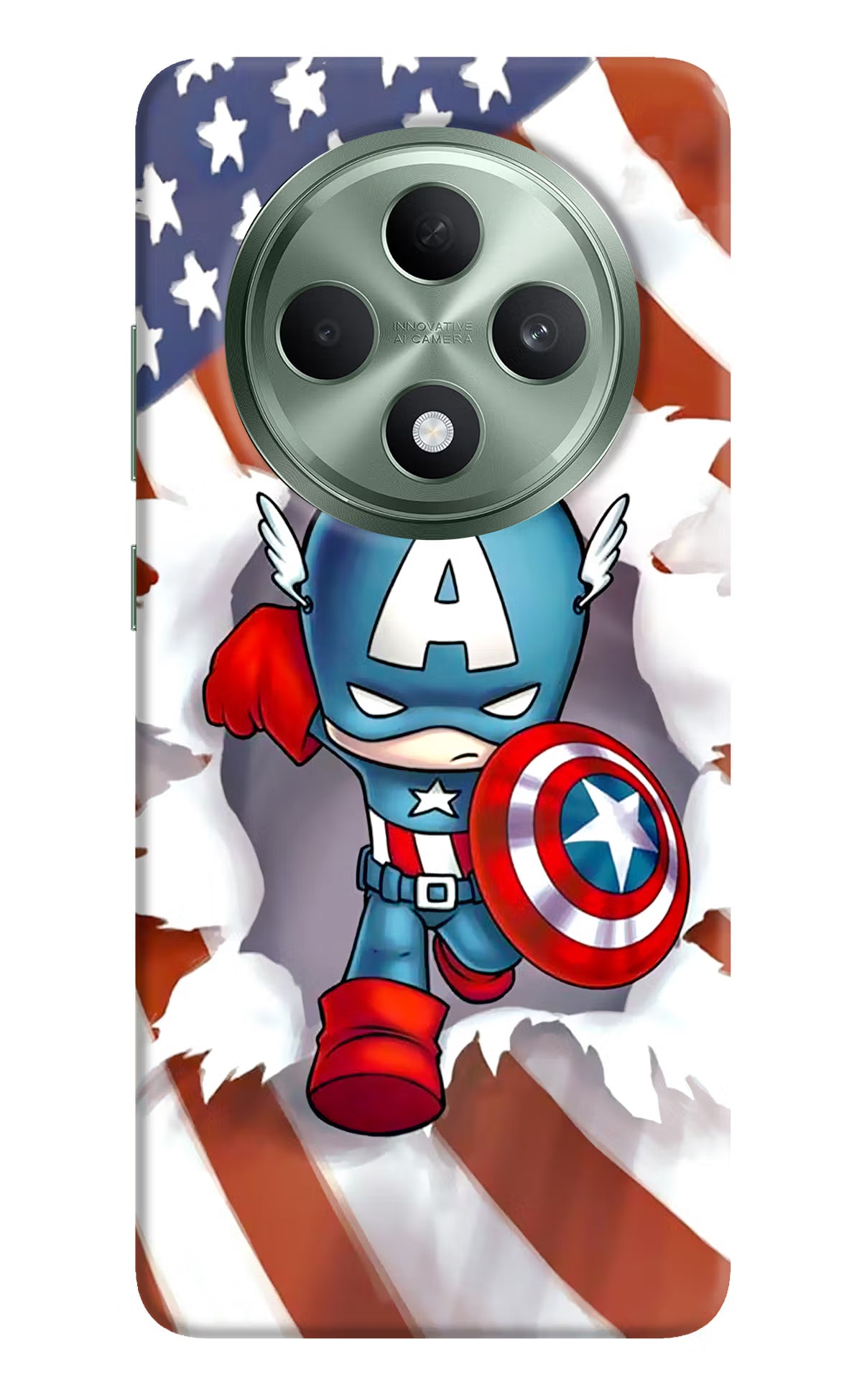 Captain America Oppo F27 5G Hard Case Back Cover by Casekaro
