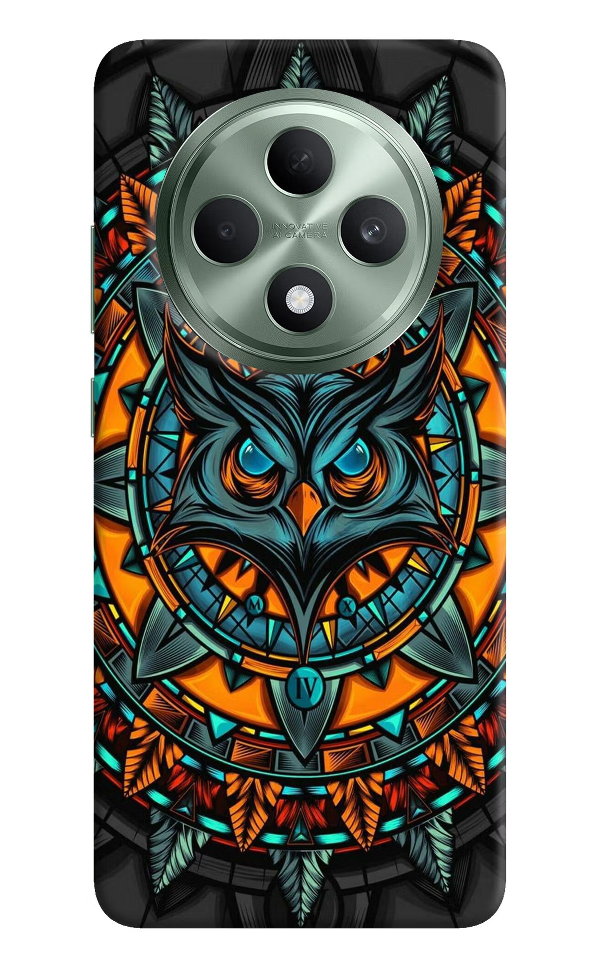 Angry Owl Art Oppo F27 5G Hard Case Back Cover by Casekaro
