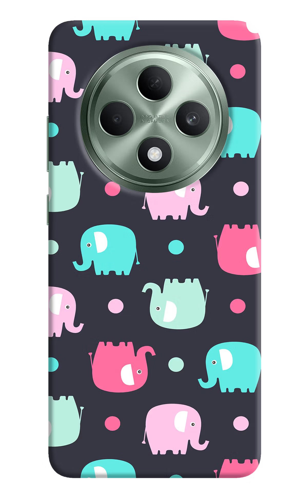 Elephants Oppo F27 5G Hard Case Back Cover by Casekaro