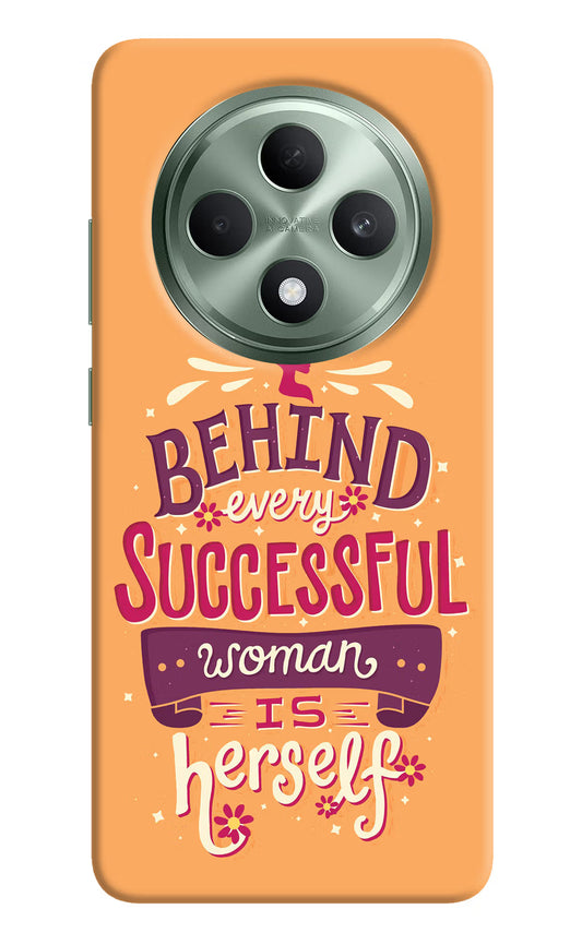 Behind Every Successful Woman There Is Herself Oppo F27 5G Hard Case Back Cover by Casekaro