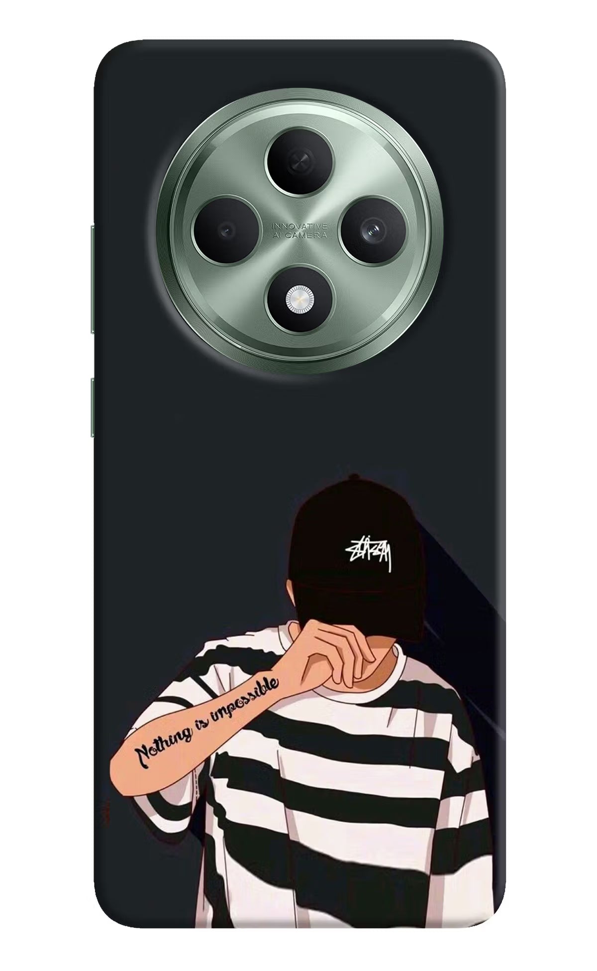 Aesthetic Boy Oppo F27 5G Hard Case Back Cover by Casekaro