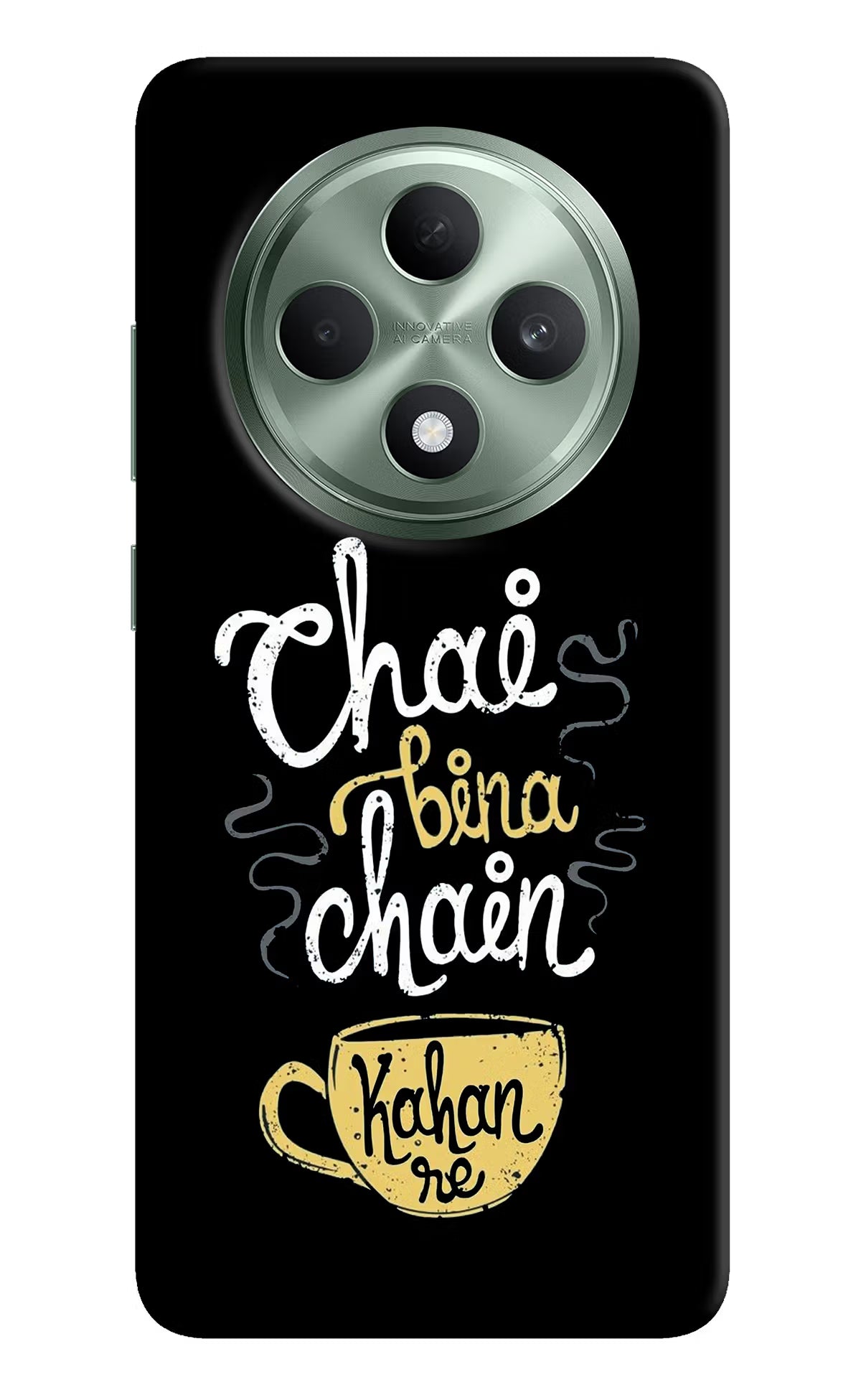 Chai Bina Chain Kaha Re Oppo F27 5G Hard Case Back Cover by Casekaro
