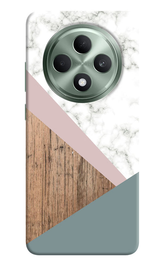 Marble wood Abstract Oppo F27 5G Hard Case Back Cover by Casekaro