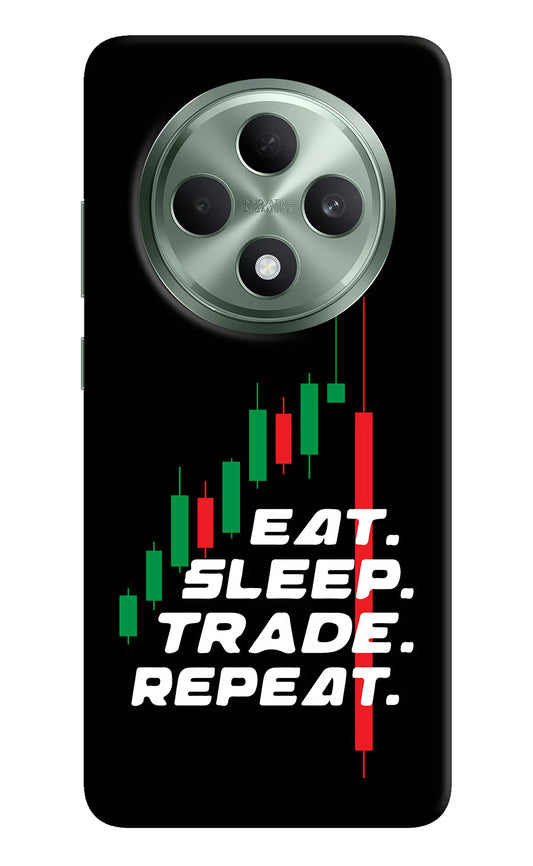 Eat Sleep Trade Repeat Oppo F27 5G Hard Case Back Cover by Casekaro