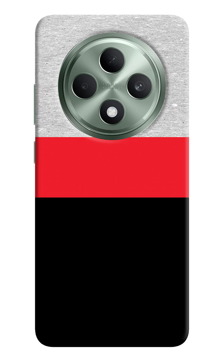 Tri Color Pattern Oppo F27 5G Back Cover, Hard case