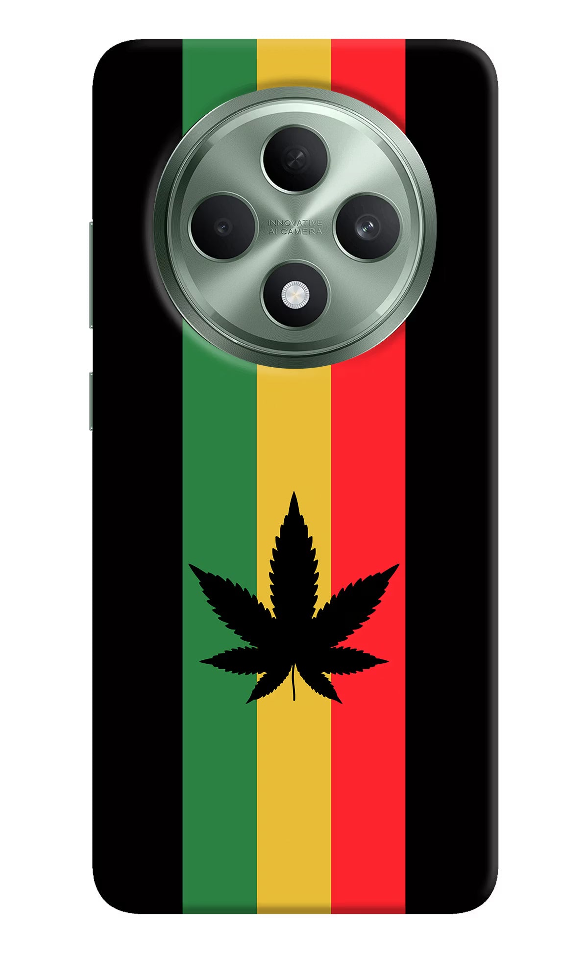 Weed Flag Oppo F27 5G Hard Case Back Cover by Casekaro