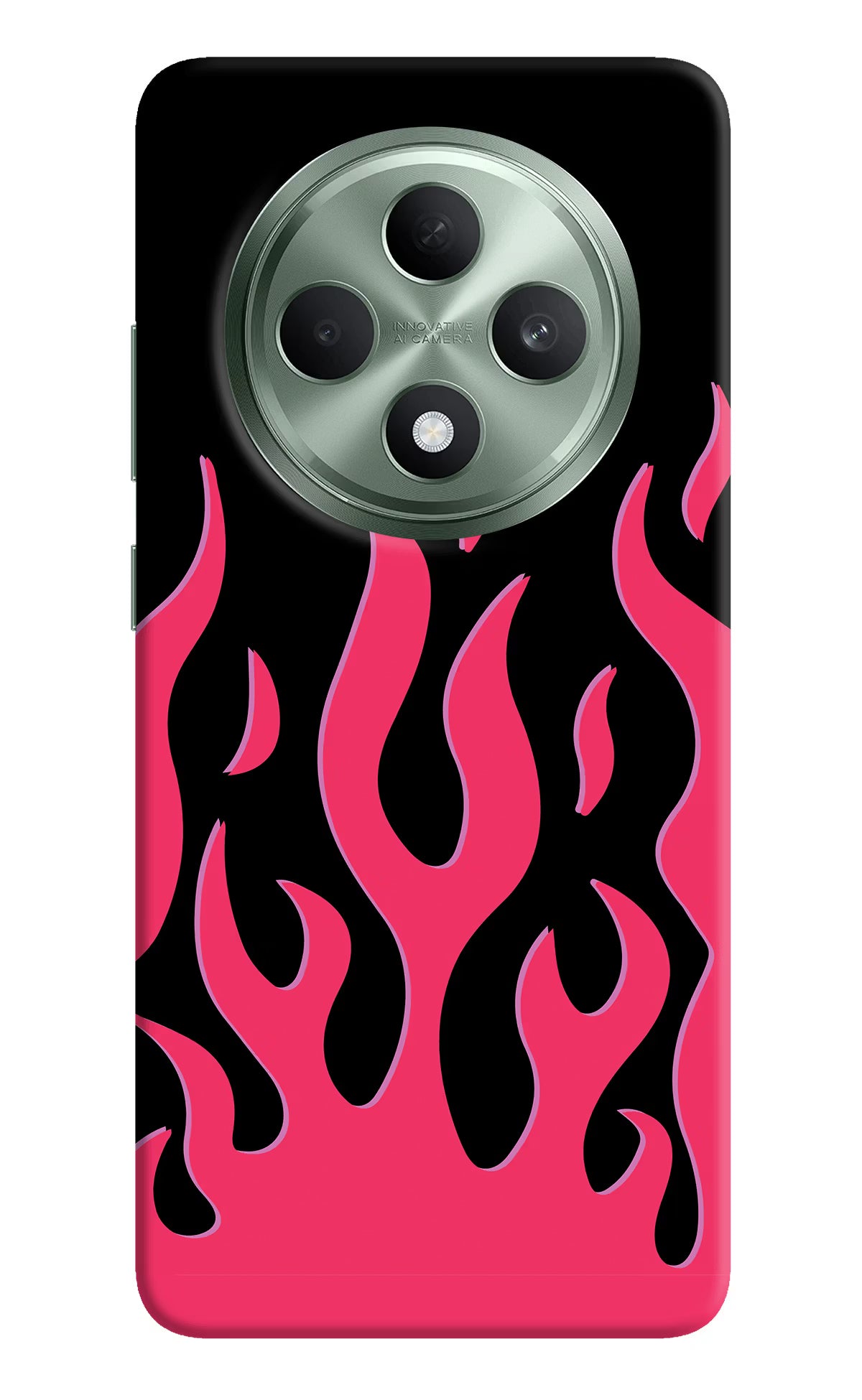 Fire Flames Oppo F27 5G Hard Case Back Cover by Casekaro