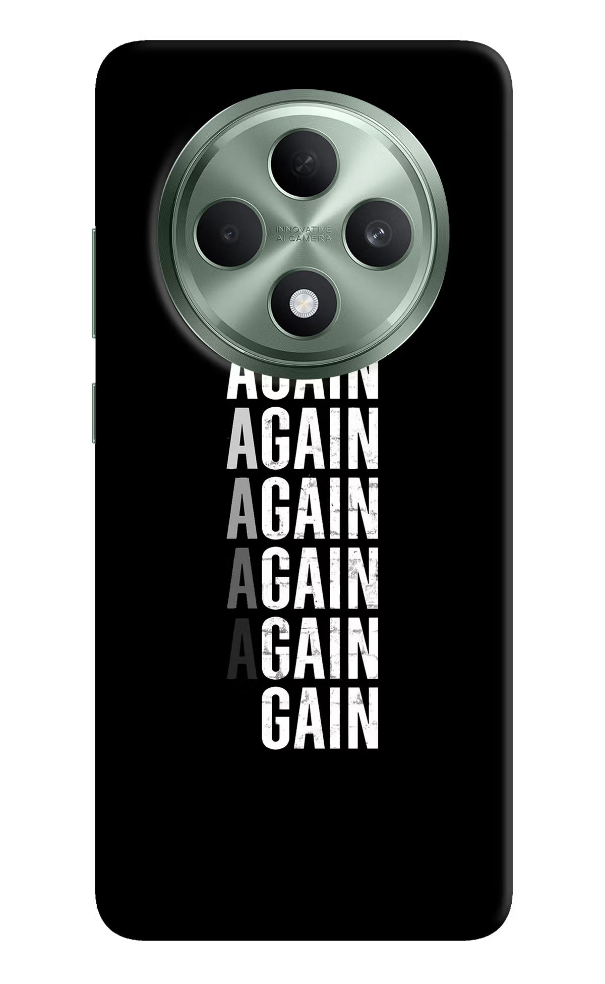 Again Again Gain Oppo F27 5G Hard Case Back Cover by Casekaro