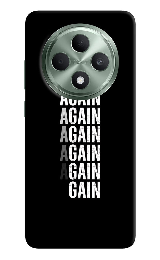 Again Again Gain Oppo F27 5G Hard Case Back Cover by Casekaro