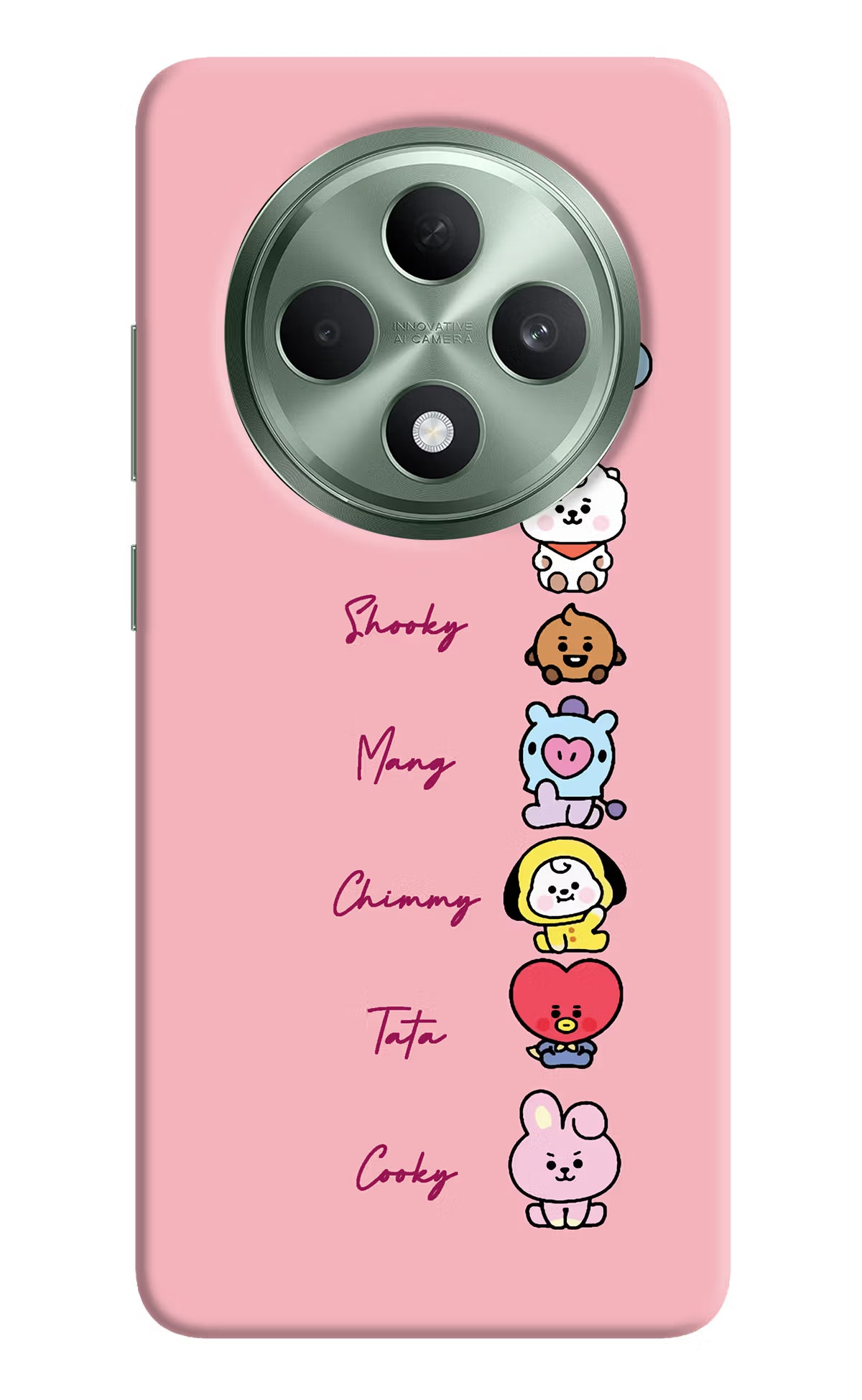 BTS names Oppo F27 5G Hard Case Back Cover by Casekaro