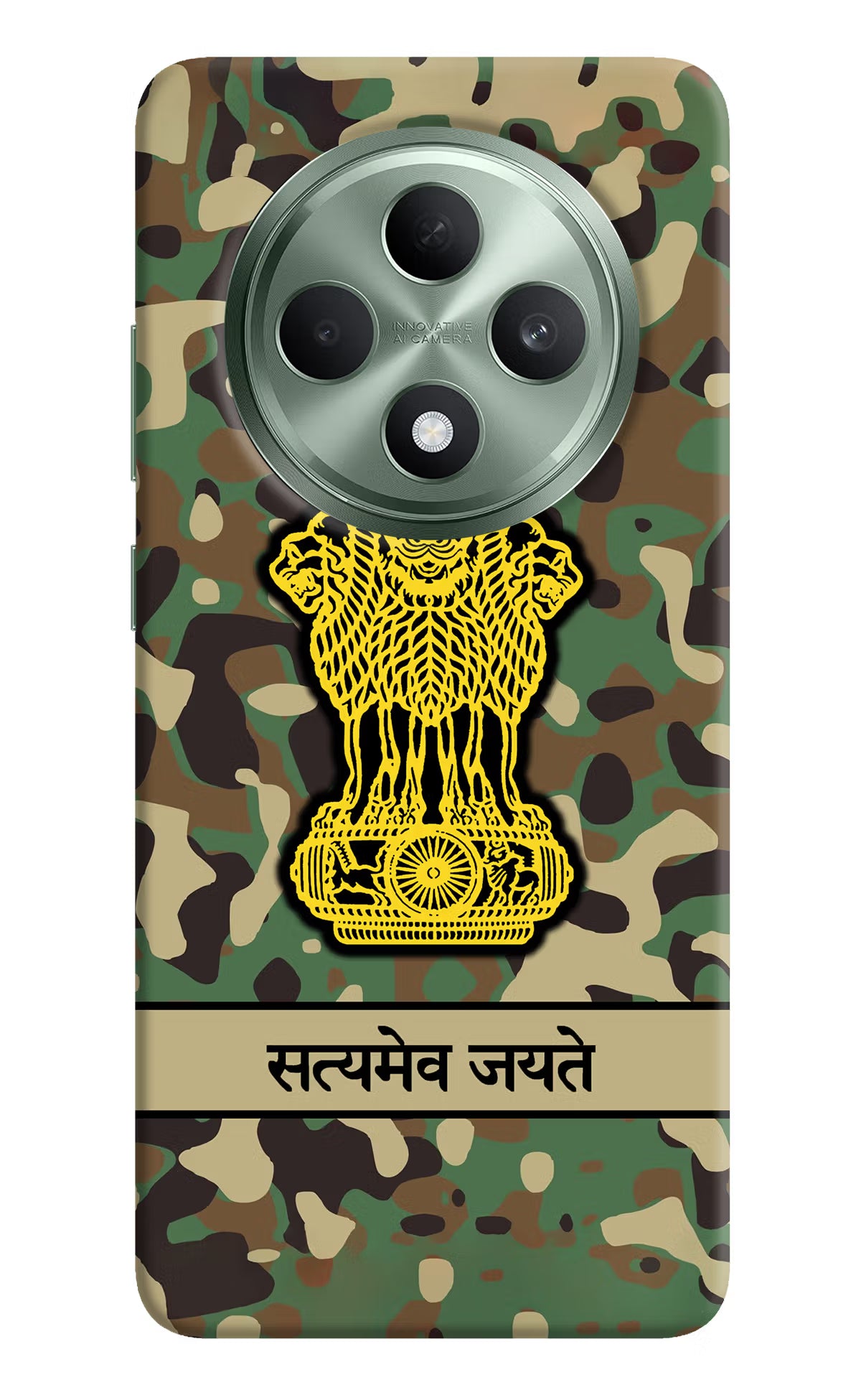 Satyamev Jayate Army Oppo F27 5G Hard Case Back Cover by Casekaro