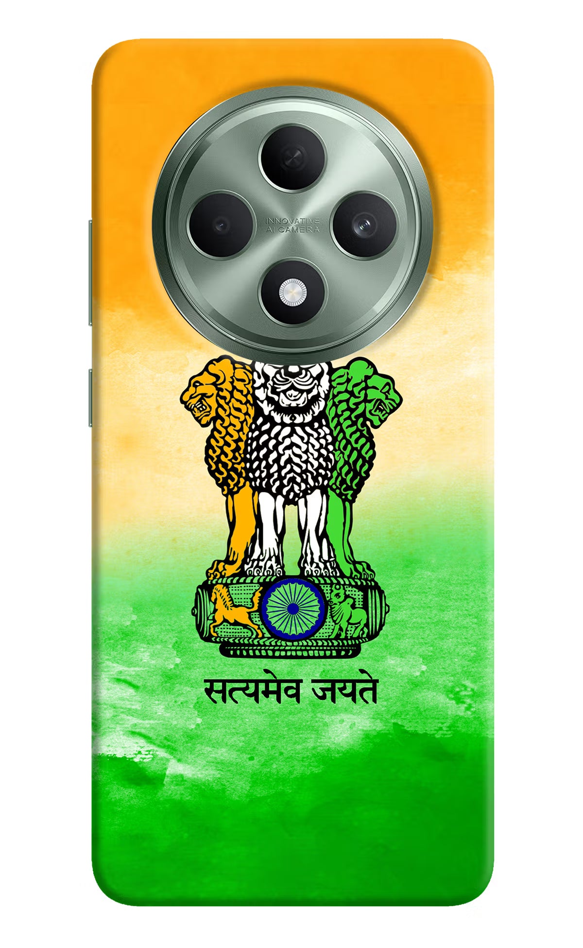 Satyamev Jayate Flag Oppo F27 5G Hard Case Back Cover by Casekaro