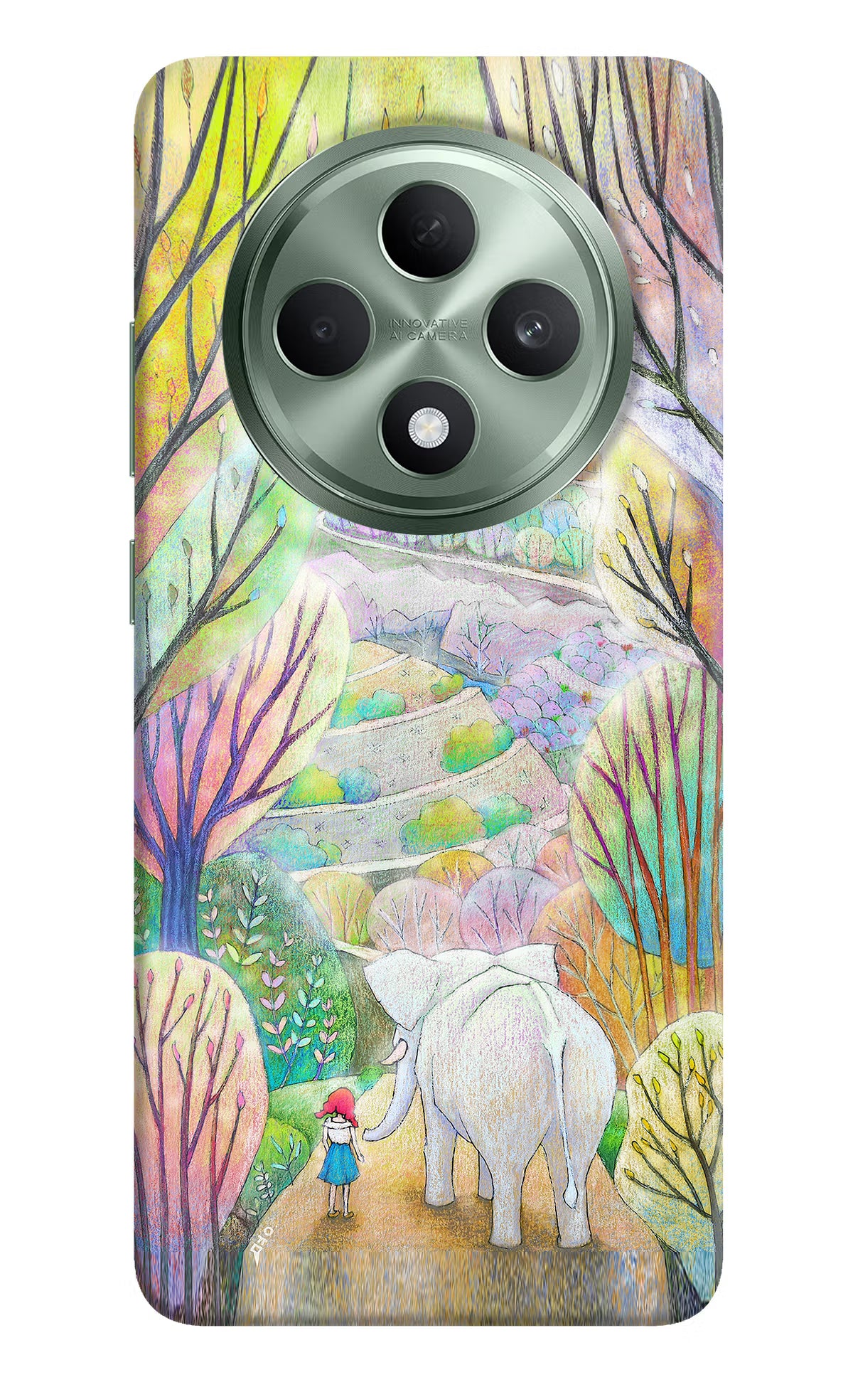 Nature Painting Oppo F27 5G Hard Case Back Cover by Casekaro