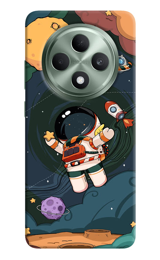 Cartoon Astronaut Oppo F27 5G Hard Case Back Cover by Casekaro